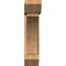 Ekena Millwork Thorton Slat Smooth Bracket w/ Offset Brace, Western Red Cedar, 7 1/2"W x 28"D x 32"H BKT0806X28X32THR06SWR - alternate 4